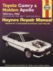 Toyota Camry & Holden Apollo 1983 - 1992 Haynes Owners Service & Repair Manual