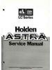 Holden Astra LC Series 1984 - 1987 Factory manual Supplement